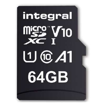 Geheugenkaart Integral microSDXC V10 64GB