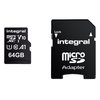 Geheugenkaart Integral microSDXC V10 64GB foto