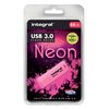 USB stick 3.0 Integral Neon USB-A 64GB roze foto
