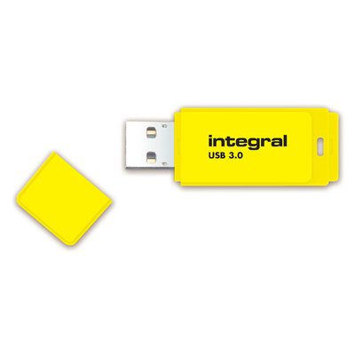 USB stick 3.0 Integral Neon USB-A 64GB geel