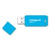 Clé USB 3.0 Integral Neon USB-A 128Go bleu Photo