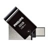 Clé USB 3.1 Philips 2-en-1 USB-A 32Go noir Photo