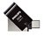 USB stick 3.1 Philips 2in1 USB-C USB-A 32GB zwart