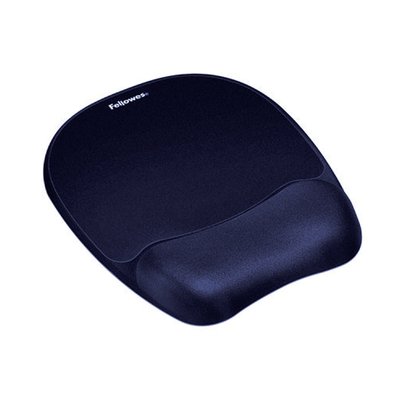 Muismat met polssteun Fellowes Memoryfoam saffierblauw