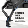 Monitorarm Fellowes Platinum Series dubbel horizontaal foto