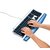 Repose-poignet clavier Fellowes Crystals gel transparent bleu