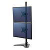 Bras écran Fellowes Seasa double vertical sur pied noir Photo
