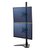 Bras écran Fellowes Seasa double vertical sur pied noir