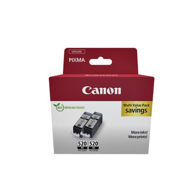 Cartouche d’encre Canon PGI-520 noir 2x