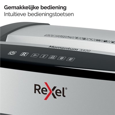 Papiervernietiger Rexel Momentum X420 snippers 4x40mm