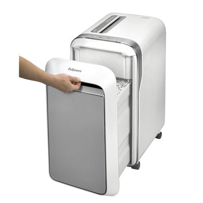 Destructeur Fellowes Powershred LX221 particules 2x12mm blanc