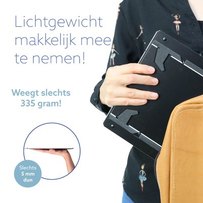 Support ergonomique ordinateur portable R-Go Riser Duo noir