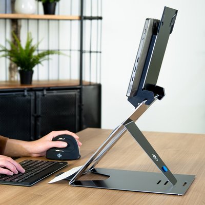 Support ergonomique ordinateur portable R-Go Riser Duo noir