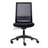 Chaise de bureau Euroseats Cannillo dos maille noir Photo