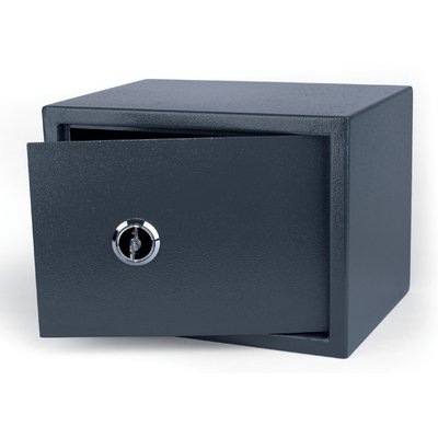Kluis Pavo met stersleutel 350x250x250mm donkergrijs