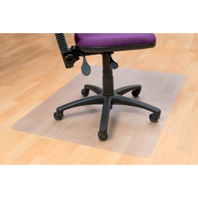 Tapis protège-sol Floortex PVC 120x90cm pour sol dur pak retail