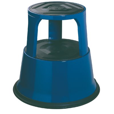 Tabouret Desq 42cm métal bleu