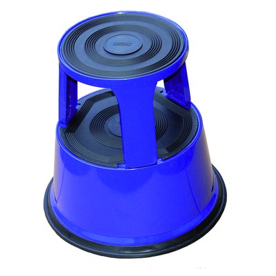 Tabouret Desq 42cm métal bleu