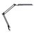 Lampe de bureau MAULatlantic LED avec pince noir