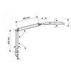 Lampe de bureau MAULatlantic LED avec pince noir Photo