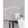 Lampe loupe MAULviso LED avec pince blanc Photo
