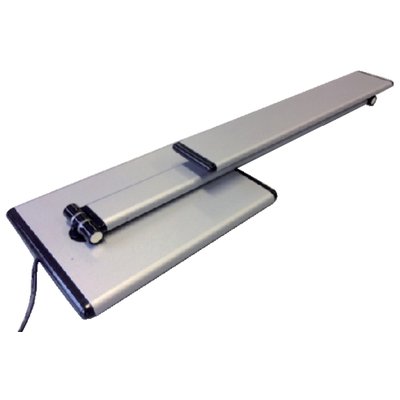 Bureaulamp Unilux Terra led aluminium grijs