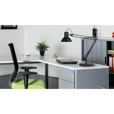 Lampe de bureau Unilux Success 66 LED pince noir