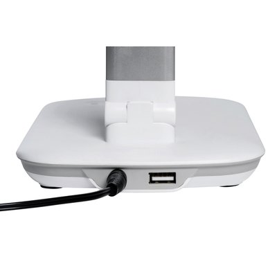 Bureaulamp MAUL Jazzy LED voet dimbaar + usbpoort wit