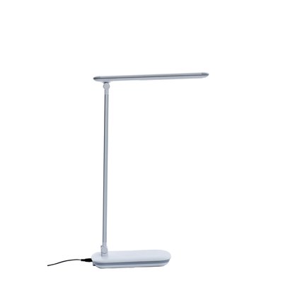 Bureaulamp MAUL Jazzy LED voet dimbaar + usbpoort wit