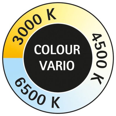 Lampe de bureau MAULgrace LED Colour vario intensité variable argent