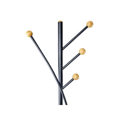 Kapstok MAUL Aura staand 180cm 4 haken zwart