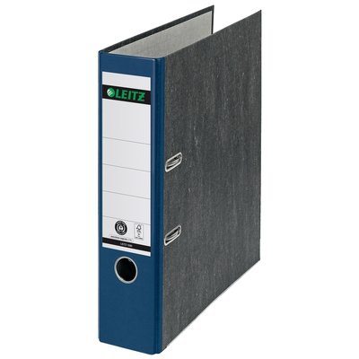Ordner Leitz 1080 180° 80mm karton A4 blauw