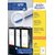 Rugetiket Avery smal 38x192mm zelfklevend wit 100 vel