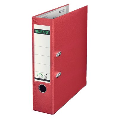 Classeur à levier Leitz 1010 180° A4 80mm PP rouge