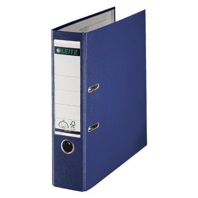 Classeur à levier Leitz 1010 180° A4 80mm PP bleu
