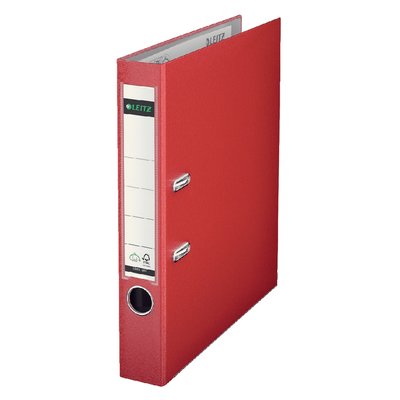 Ordner Leitz 1015 180° 50mm PP A4 rood