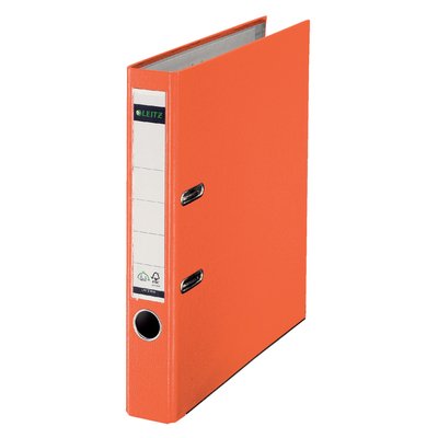 Ordner Leitz 1015 180° 50mm PP A4 oranje