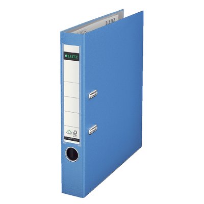 Classeur à levier Leitz 1015 180° A4 50mm PP bleu clair