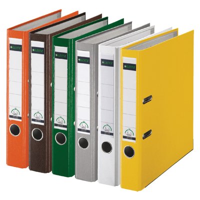 Classeur à levier Leitz 1015 180° A4 50mm PP vert clair