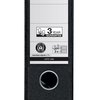 Classeur Leitz 1092 bancaire 2 mécanismes A4 75mm carton noir Photo