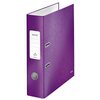 Ordner Leitz Wow 180° gelamineerd 80mm A4 paars foto