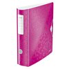 Ordner Leitz WOW active 180° 80mm PP A4 roze foto