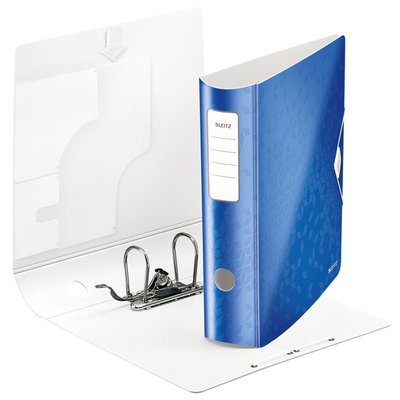 Ordner Leitz WOW active 180° 80mm PP A4 blauw