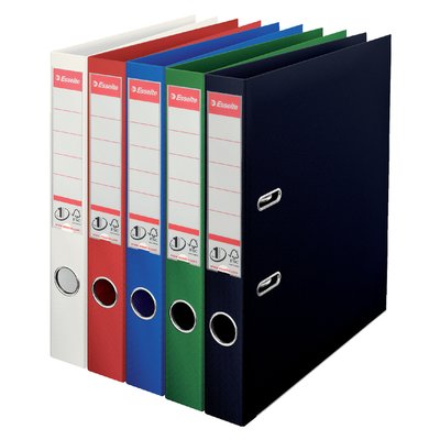 Ordner Esselte No.1 Power VIVIDA 50mm 30% gerecycled PP folie zwart