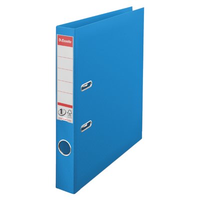 Classeur à levier Esselte Vivida N°1 A4 50mm PP bleu