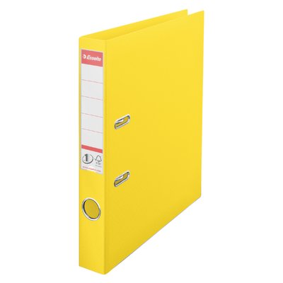 Ordner Esselte No.1 Power VIVIDA 50mm 30% gerecycled PP folie geel