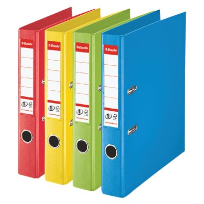 Ordner Esselte No.1 Power VIVIDA 50mm 30% gerecycled PP folie geel