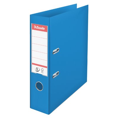 Classeur à levier Esselte Vivida N°1 A4 75mm PP bleu