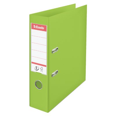Ordner Esselte No.1 Power VIVIDA 75mm 30% gerecycled PP folie groen