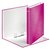 Classeur Leitz WOW A4 maxi 2 anneaux méc-D 25mm rose
